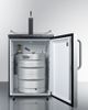 Summit® 5.6 Cu. Ft. Stainless Steel Beer Cooler/Kegerator-3
