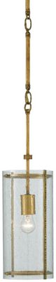 Currey & Company Chase Dark Contemporary Gold Leaf Pendant Lighting-0