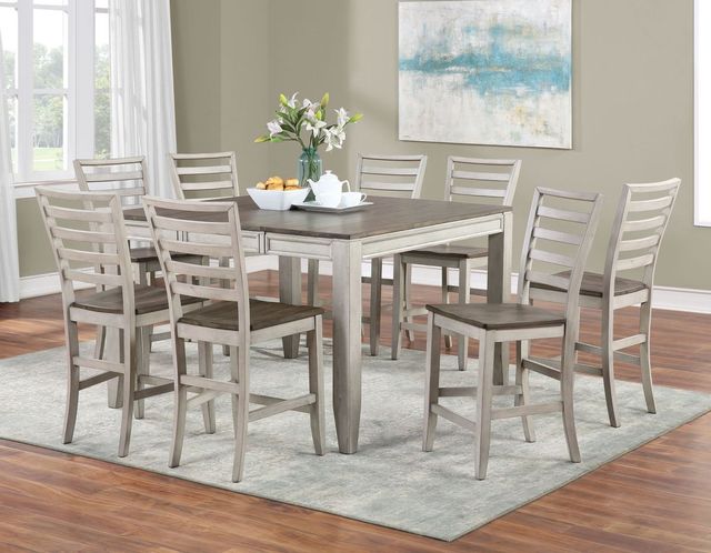 Steve Silver Co. Abacus Putty/Smoky Alabaster Counter Stool-2