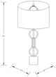 Surya Evans Gold Table Lamp-4