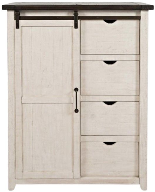 Jofran Inc. Madison County Vintage White Chest-2