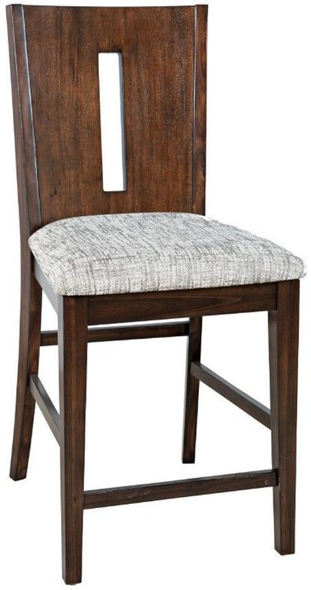 Jofran Inc. Urban Icon Merlot Slotback Counter Stool-0