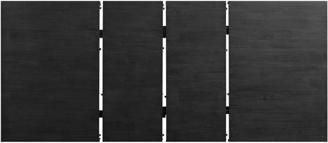 Elements International Grady 7-Piece Black/Gray Rectangular Dining Set-2