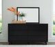 Signature Design by Ashley® Danziar Black Dresser and Mirror-2