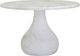 TOV Furniture Smooch White Marble Concrete Indoor/Outdoor Round Dining Table-3