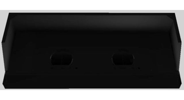 Vent-A-Hood® Designer Series 66" Black Wall Mounted Range Hood-3