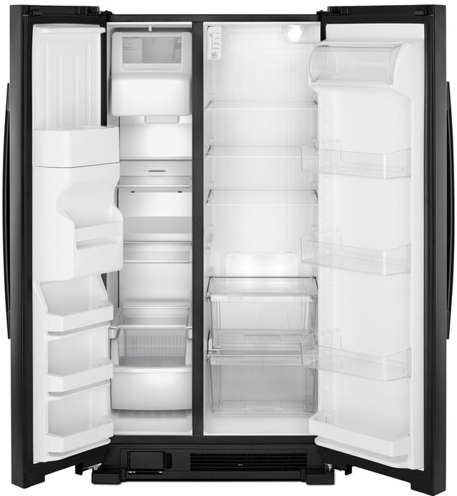 Crosley® 33" 21.41 Cu. Ft. Black Side-by-Side Refrigerator -1