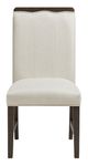 Homelegance® Clara Beige/Brown Side Chair-2