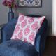 Stylecraft Tinck Dark Blue/Pink Throw Pillow-3