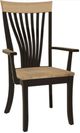 Mavin Brinkley Elm/Maple Dining Arm Chair-0