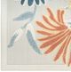 Nourison Home™ Aloha Ivory Rose 5'x8' Style 2 Area Rug-4