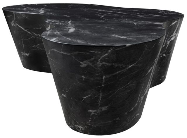 Meridian Furniture Monza Black Marble Coffee Table-2