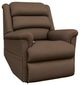 La-Z-Boy® Astor Platinum Chestnut Power Lift Recliner with Headrest and Lumbar-0
