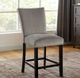 Furniture of America® Kian 2-Piece Black/Gray Counter Side Chair Set-1
