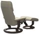 Stressless® by Ekornes® Customizable Admiral Medium Manual Recliner and Ottoman -3