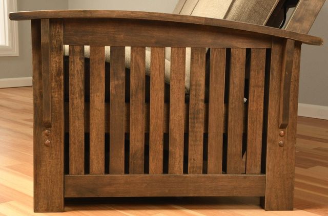 Kodiak Furniture Washington Rustic Walnut Full Futon Frame with Storage-3