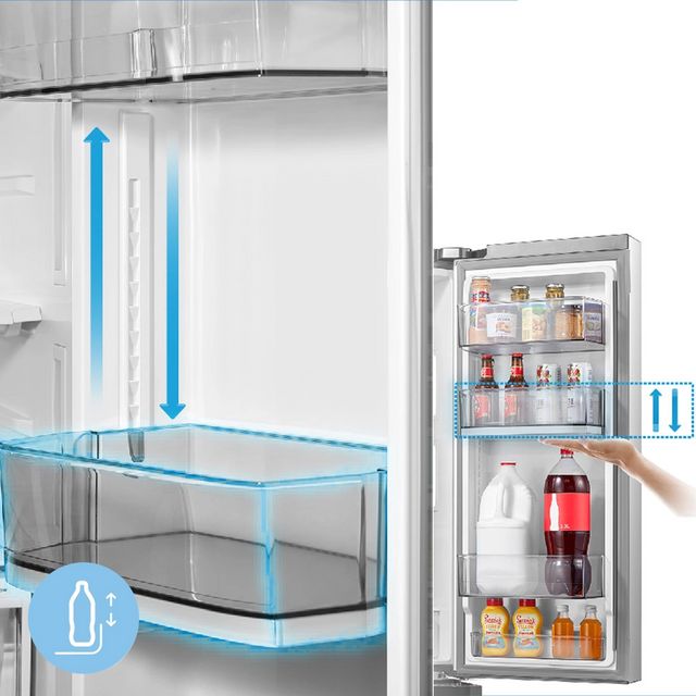 Midea® 36 in. 29.3 Cu. Ft. Stainless Steel French Door Refrigerator -5