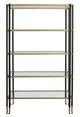 Uttermost® Kentmore Black/Gold Etagere-3