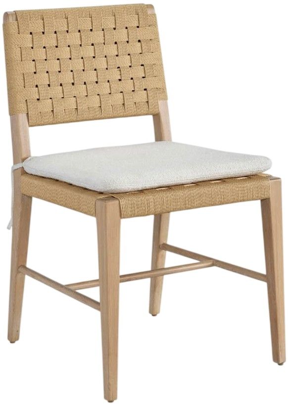 Universal Explore Home™ Modern Nomad White Oak Side Chair-0