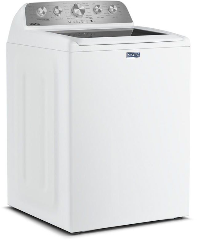 Maytag® 5.4 Cu Ft. White Agitator Top Load Washer with Extra Power and Pet Pro Option-2