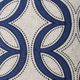 Furniture of America® Teri Beige/Indigo Throw Pillow-1