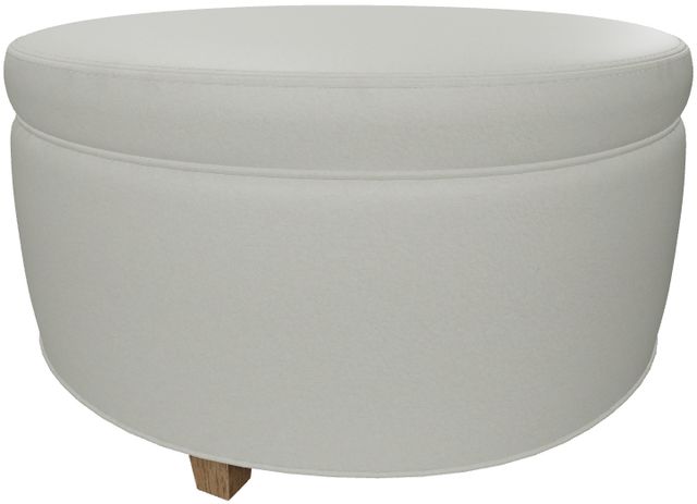 Craftmaster® Customizable CM Leather 30" Cocktail Ottoman-2