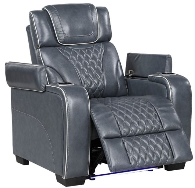 Homelegance® Apex Blue Power Recliner-4