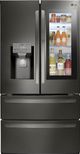LG 36 in. 27.6 Cu. Ft. PrintProof™ Black Stainless Steel French Door Refrigerator-0