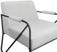 International Furniture Direct Lotus Light Cream Armchair-1