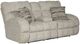 Catnapper® Ashland Buff Lay Flat Manual Reclining Loveseat with Console-0