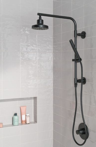 Delta Universal Showering Venetian Bronze 18" Round Shower Column-1