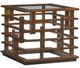 Tommy Bahama® Furniture Island Fusion Nobu Glass Top Lamp Table with Brown Base-0
