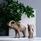 A & B Home Brown Walking Elephant-4
