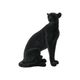 A & B Home Black 7" Sitting Panther-0
