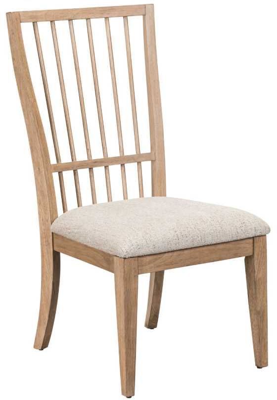 Liberty Furniture Haven Hills 5-Piece Camel Beige/Sand Pedestal Table Set-3