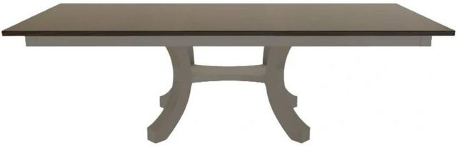 Mavin Customizable 38" Rectangular Extendable Dining Table with 18" Leaf-1