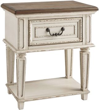 Signature Design by Ashley® Realyn Antique Two-Tone Nightstand