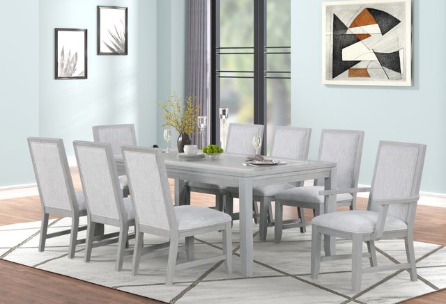 New Classic® Home Furnishings Fiona Mist Gray Dining Table-1