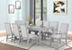 New Classic® Home Furnishings Fiona Mist Gray Dining Table-1