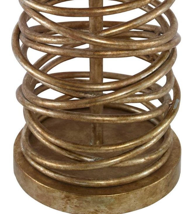 Uttermost® Amarey Antiqued Silver Champagne Table Lamp-4