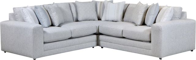 Fusion Furniture 7003 Limelight 3-Piece Mineral L-Shaped Sectional-0