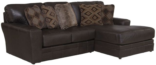 Jackson Furniture Denali 2-Piece Chocolate Right-Arm Facing Loveseat Sectional and Chaise-0