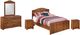 Signature Design by Ashley® Barchan 5-Piece Medium Brown Full Panel Bed Set-0