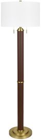 Crestview Collection Ashwin Brown Floor Lamp-0