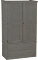 Crate Designs™ Furniture Graphite Shelf Armoire-2