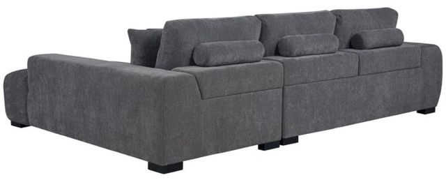 Coaster® Octavia 2-Piece Charcoal Gray Right Arm Facing Sectional and Chaise-4