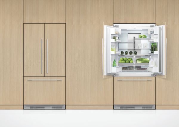 Fisher & Paykel Series 7 36 in. 16.8 Cu. Ft. Panel Ready Built In French Door Refrigerator