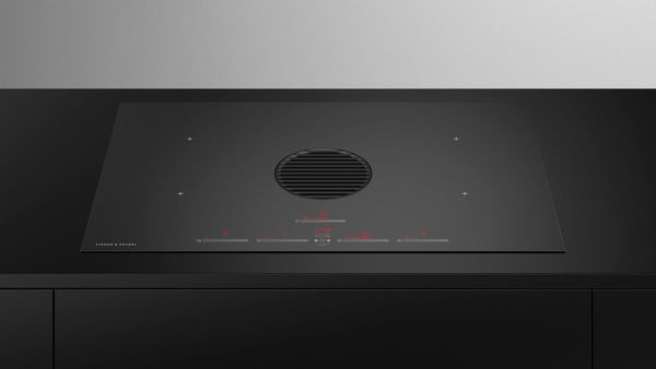 Fisher & Paykel Series 9 36" Black Glass Induction Cooktop