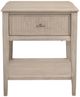 Riverside Furniture Carmella Pebble Oak 1-Drawer Nightstand-2