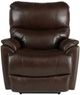La-Z-Boy® Trouper Walnut Leather Power Rocking Recliner with Headrest and Lumbar-1